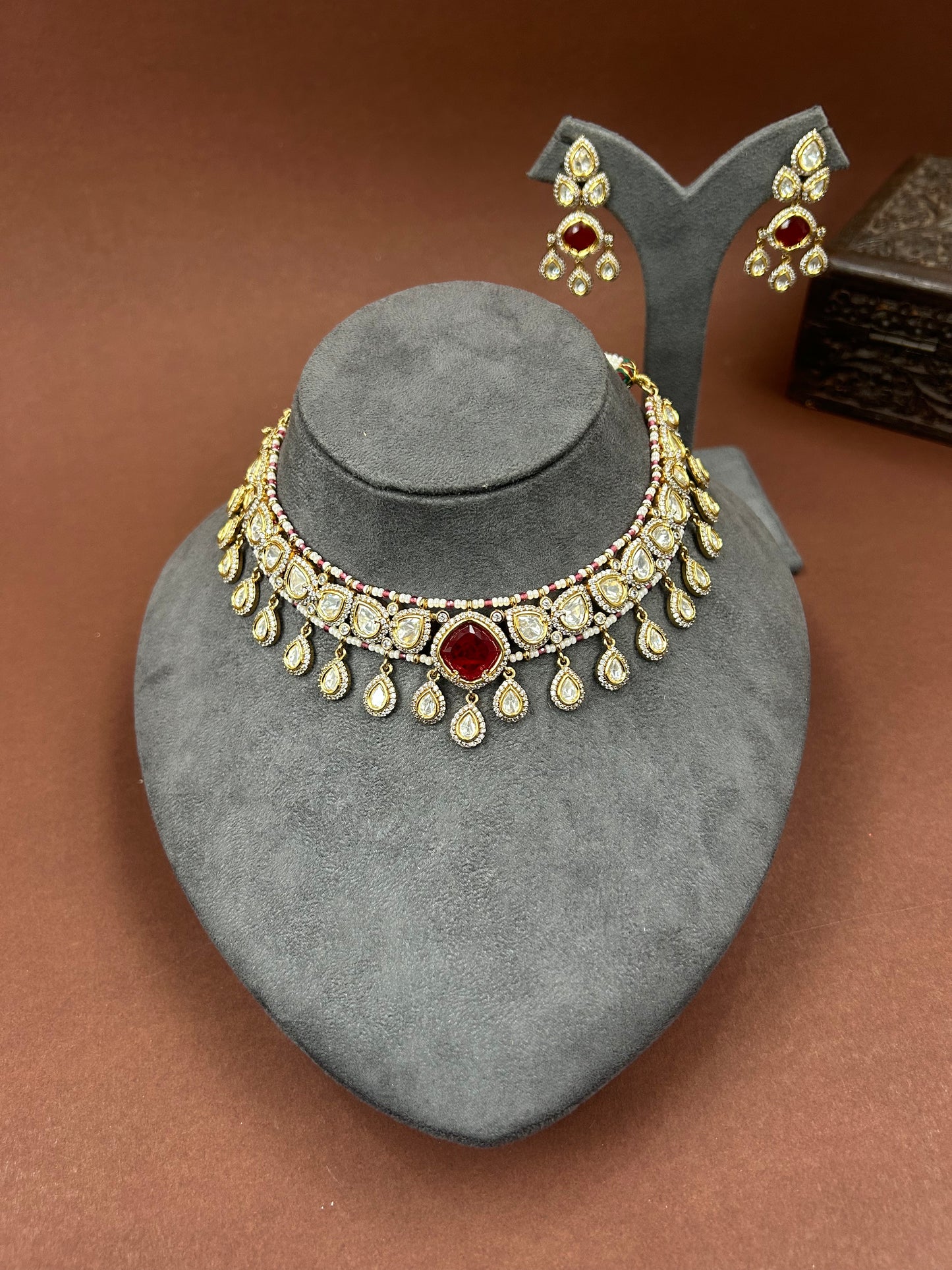 Moissanite Necklace. MNRS1055