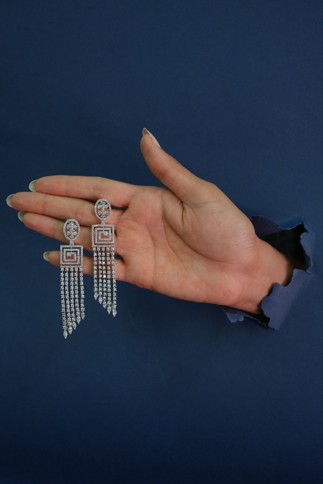 Diamond Earrings. DEMS396.1