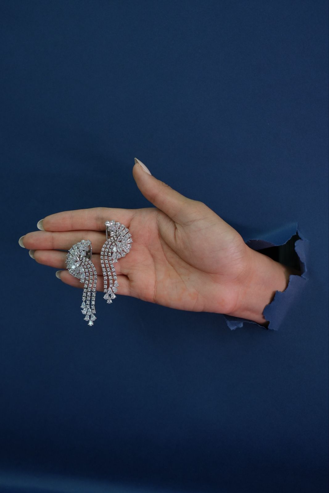 Diamond Earrings. DEMS226