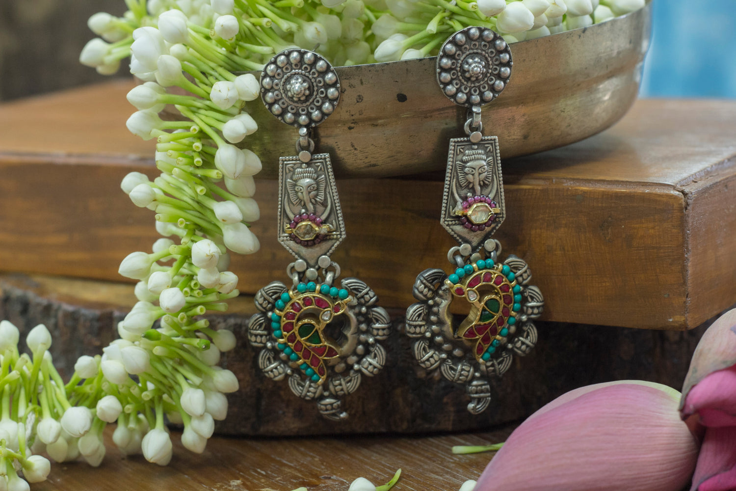 92.5 Silver Earrings.  SENE545
