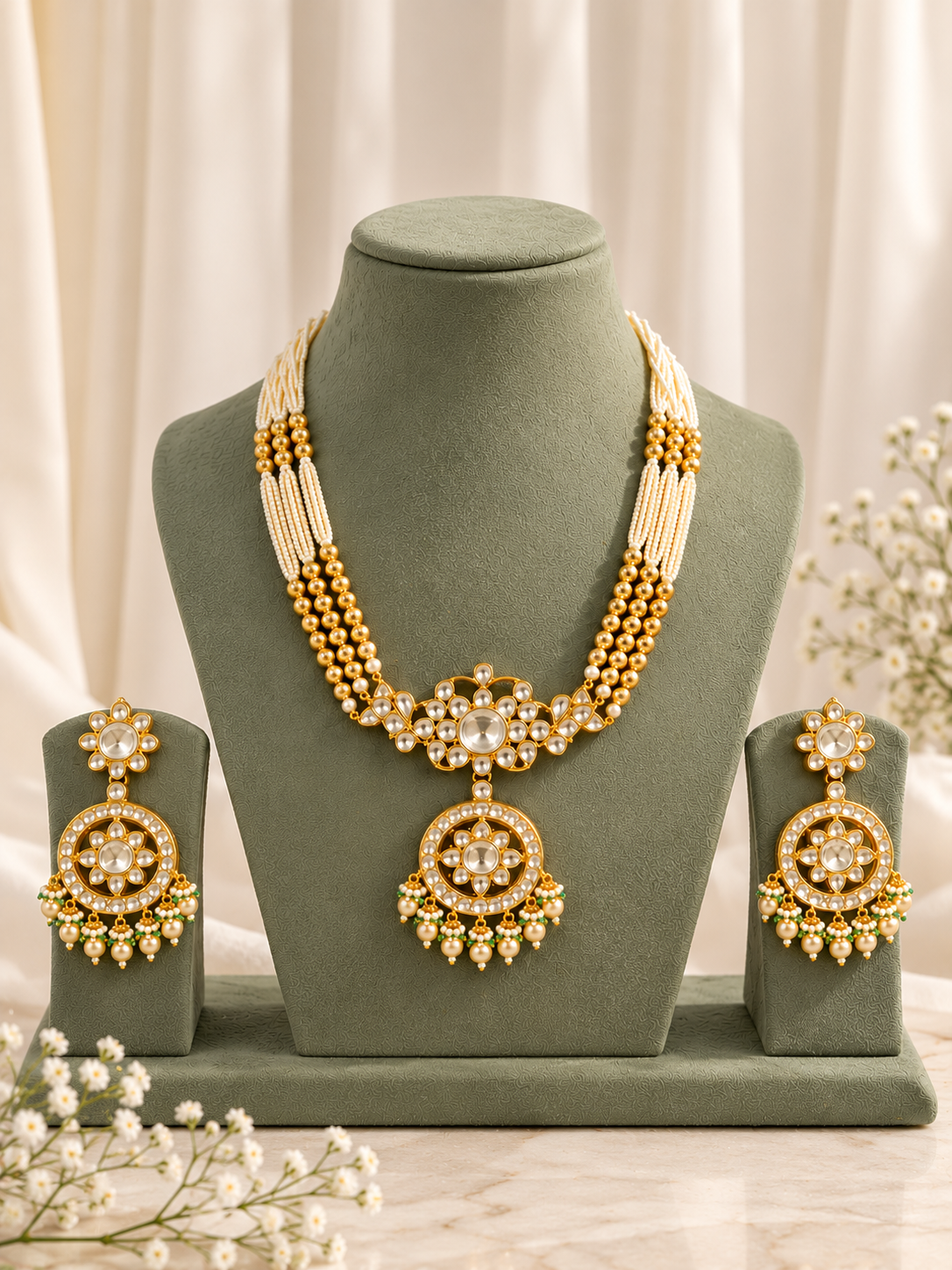 Jadau Necklace | JN1225786