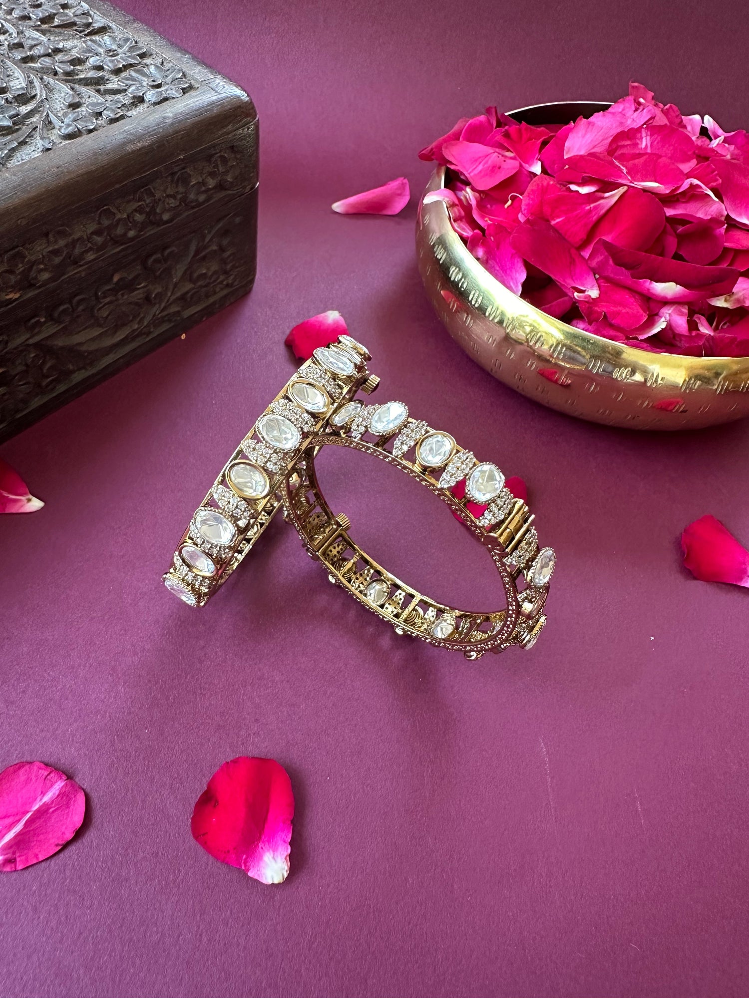 Moissanite Bangles  JBRS3751