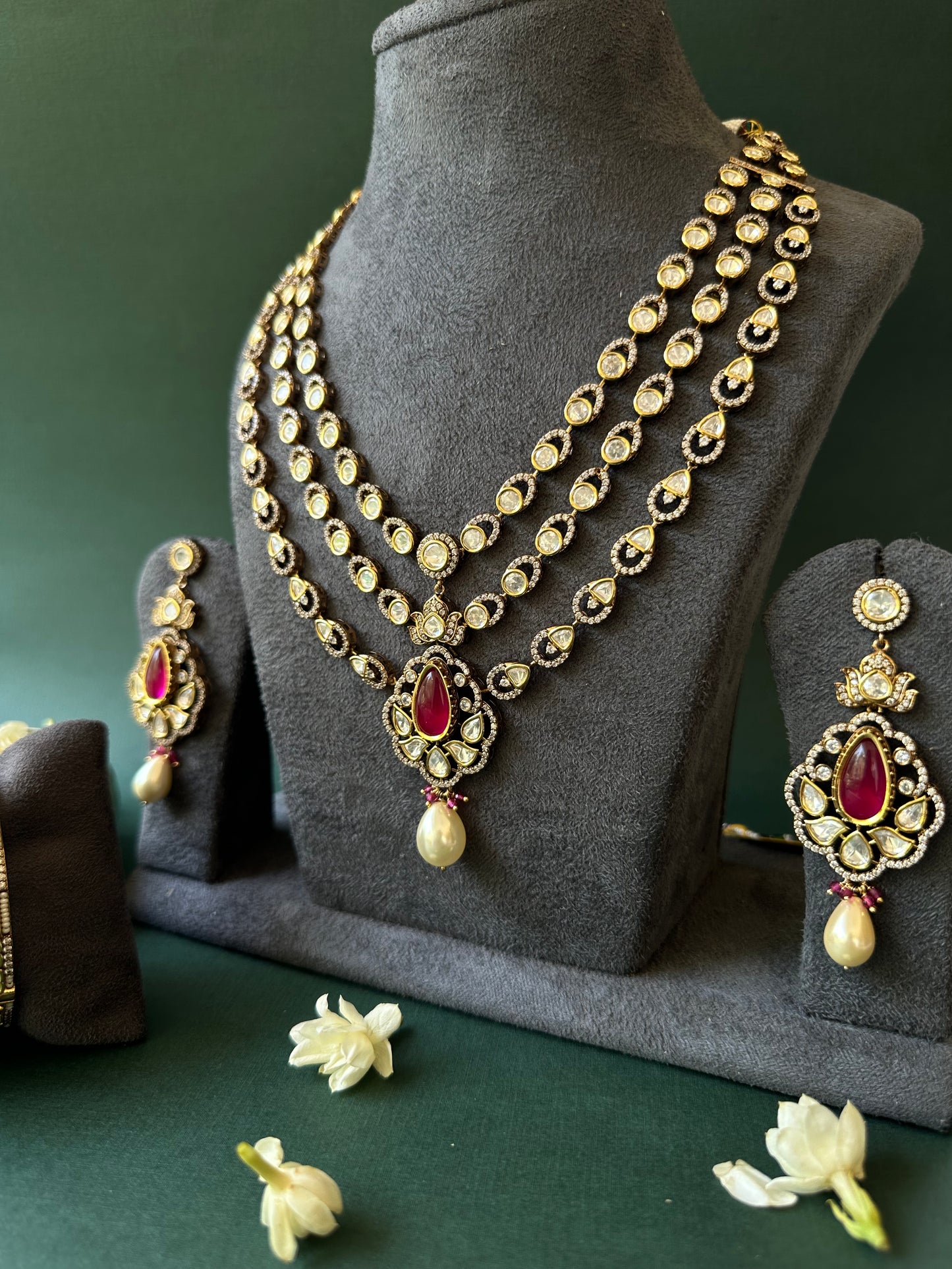 Moissanite Necklace. ANRS12451