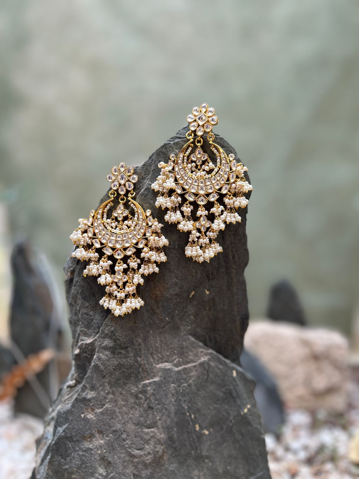 Golden Jadau Earrings