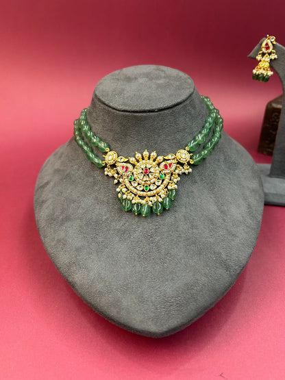 Jadau Necklace   JN655