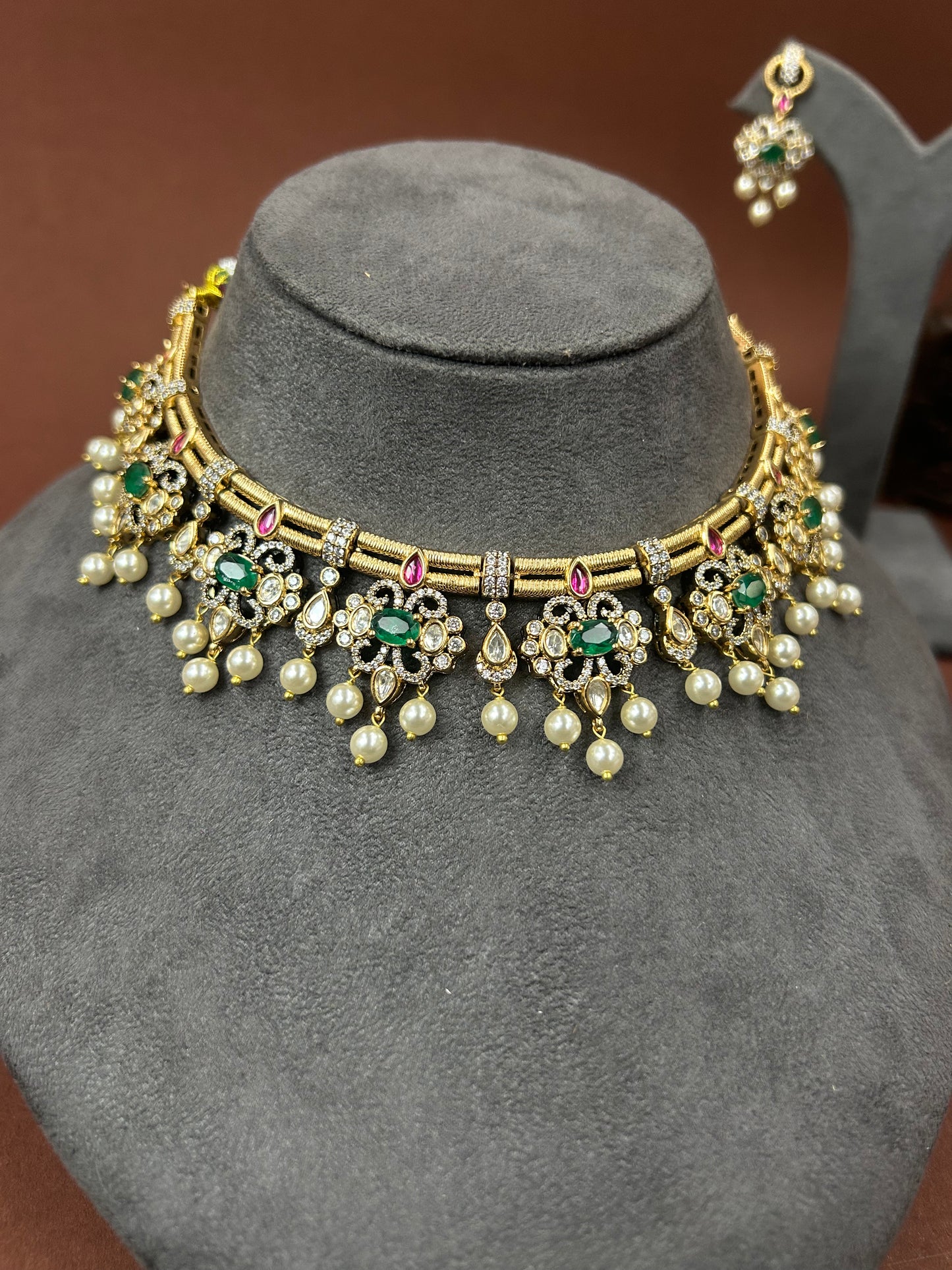 Moissanite Necklace. MNRS1080