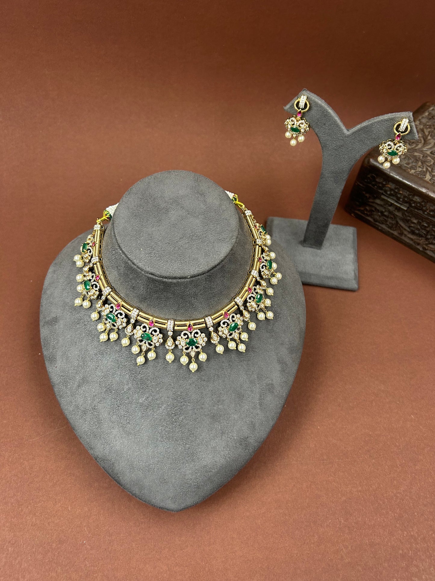 Moissanite Necklace. MNRS1080