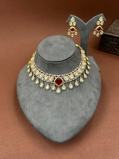 Moissanite Necklace. MNRS1055