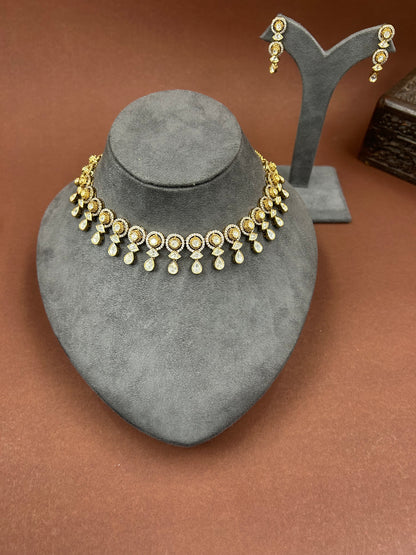 Moissanite Necklace. MNRS7951