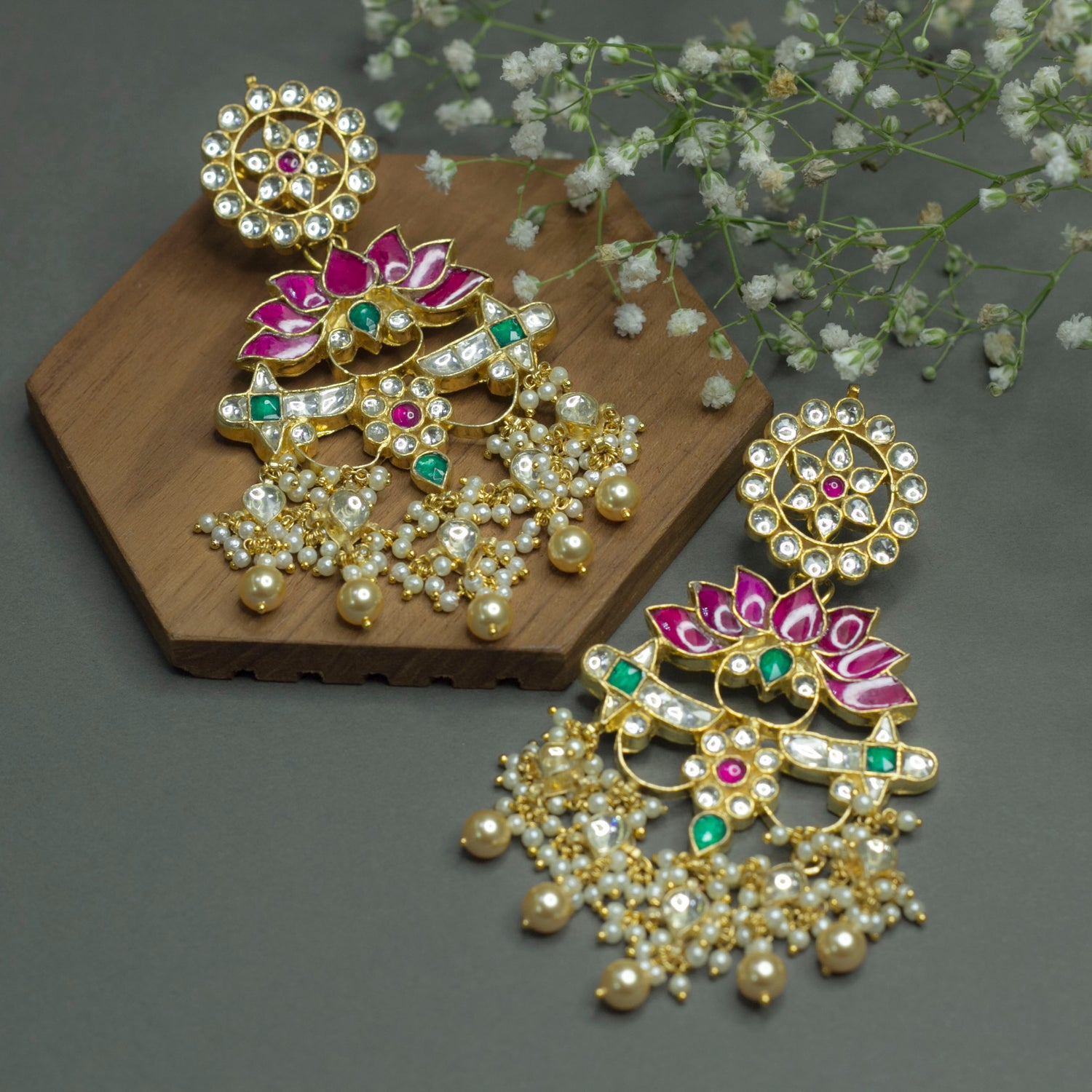Jadau Earrings.  JE746